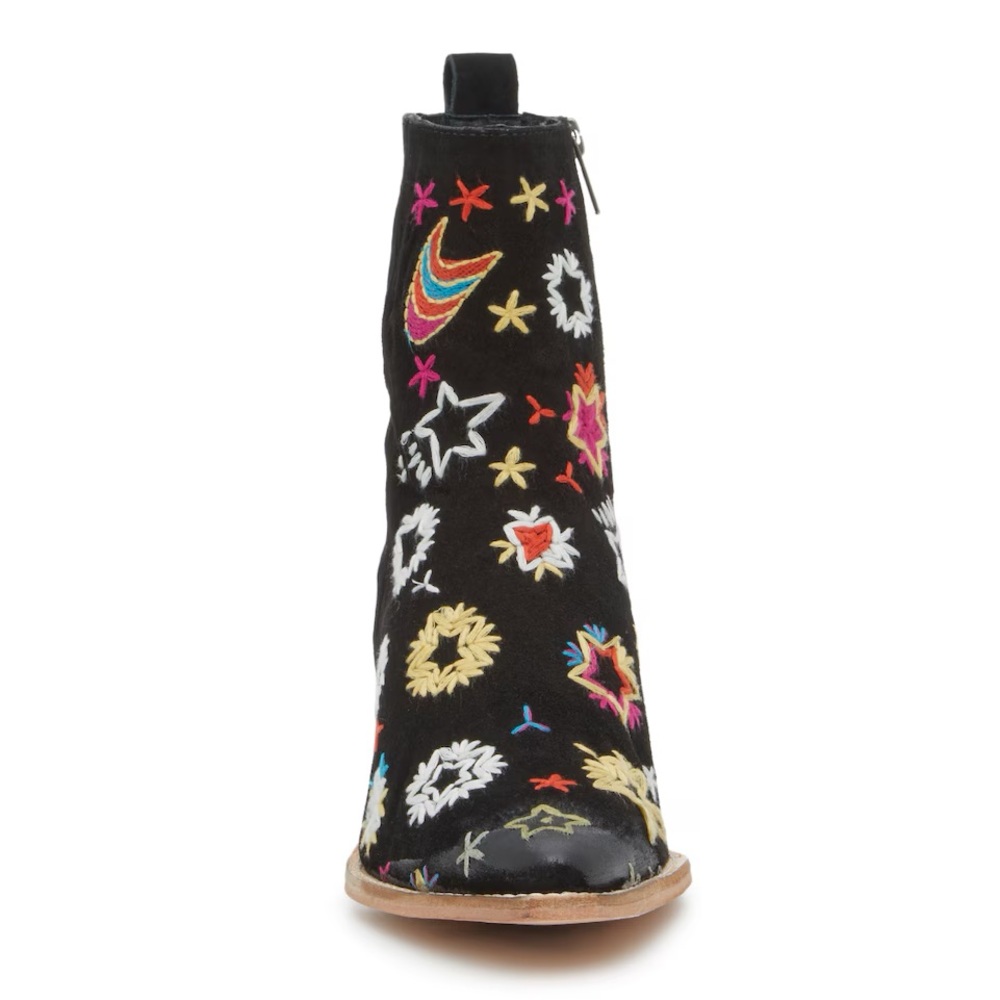#284❤️/385❤️ BRAND NEW IN BOX FREE PEOPLE EMBROIDERED BOWERS ANKLE BOOTS - Picture 2 of 11
